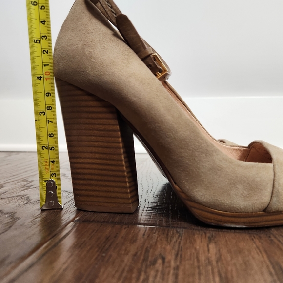 TORY BURCH suede ankle strap heels - Picture 9 of 9
